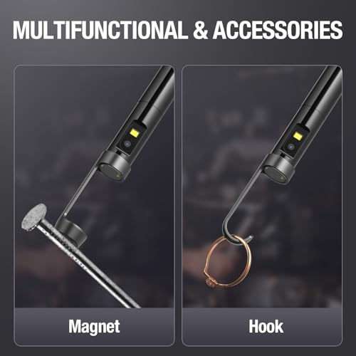 Dual Lens Endoskopkamera mit Licht, Teslong Endoskopkamera kompatibel mit iPhone 15 und Android, 3...