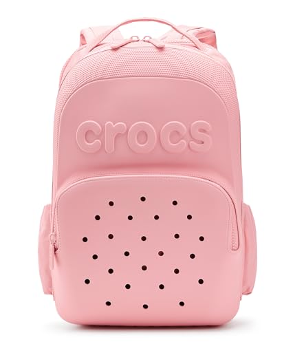 Crocs Mochila unissex, Pó rosa, One Size, Mochila