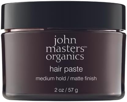JMO Hair Paste with Matte Finish - Medium Hold Styling Paste for Short & Long Hair - With Organic Honey, & Rice Extract - For Men & Women - 57 grams