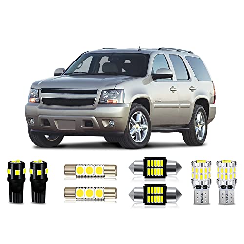 Kit 14 piezas luces LED interiores para Chevy Tahoe 2007-2014 miniatura 1