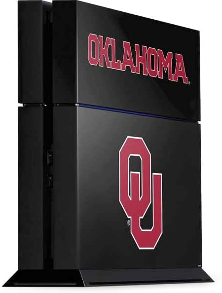 Skinit Decal Gaming Skin Compatible with PS4 Console - Officially Licensed University of Oklahoma Only One Sooners Design
