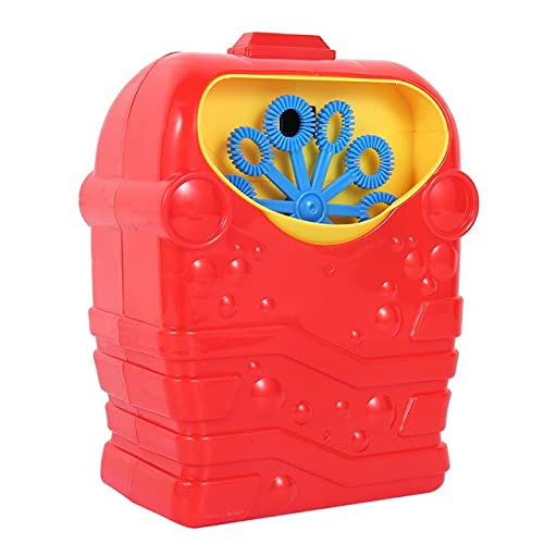 Bubbles - Outdoor Baby Bubble Machine Bulle Automatic Bubble Maker Toy for kid Girl Boy Bathtub Soap Mariage ballons bubble concentrate (Red Australia)