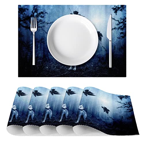 Sets de table antidérapants et résistants à la chaleur lot de 6 - 3