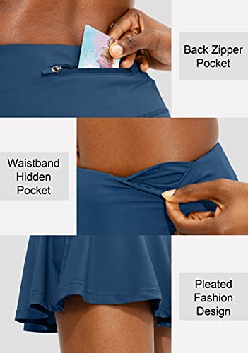 SANTINY Pleated Tennis Skirt
