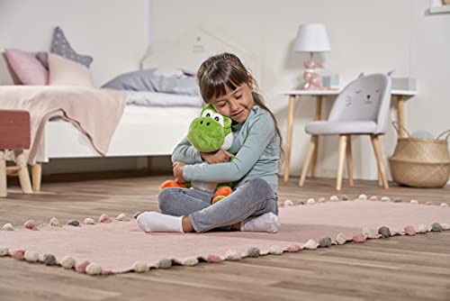 Simba 109231012 - Super Mario Yoshi Plüschfigur, 30cm, kuschelweich, Nintendo, Charakter aus weltberühmten Computerspiel, Dinosaurier, Kuscheltier, ab den ersten Lebensmonaten geeignet