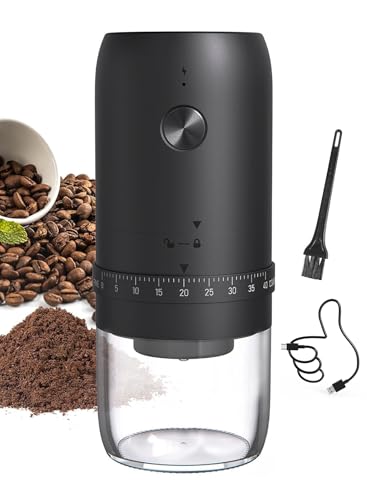 DOSCHER مطحنة قهوة كهربائية ، رأس طحن فائق النعومة من الدرجة...