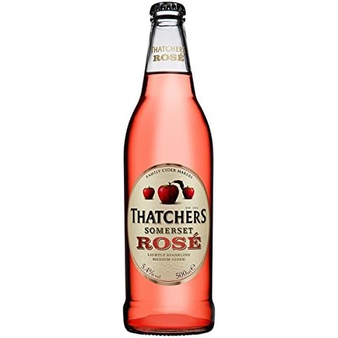 Thatchers Rosé Sparkling Medium Somerset Cider 500ml (Pack of 6 x 500ml) Cover