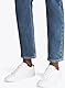 Tommy Hilfiger Herren Vulcanized Sneaker Street Patch Low Top, Weiß (White/Desert Sky), 44