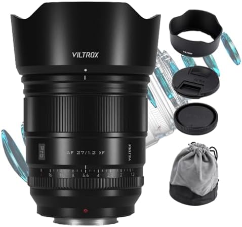 Amazon.com : VILTROX 27mm f/1.2 Pro Lens for Fuji 27mm F1.2 X  