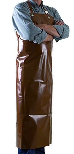 Tablier chocolat professionnel. Tablier en polyuréthane.
