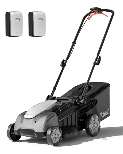 Image of Litheli 40V 18 inch Lawn Mower Cordless, Electric Mower Battery Powered(2 x 5.0Ah Batteries), Brushless Motor, 2-in-1 Mulching & Bagging