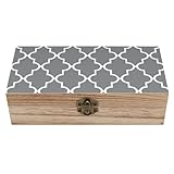 Regalo ideal: Ya sea para una boda, un aniversario, un cumpleaños u otra ocasión especial, esta caja de madera de hermoso diseño y decorativa sin duda impresionará.