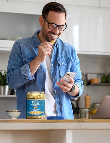 Image of Just the Cheese Minis - Grilled Cheese Crisps, 10 oz (Pack of 2), Delicious Low-Carb Lifestyle Protein Chips, High-Protein, Gluten-Free Crisps, Keto-Friendly, Zero Sugar, Perfect Snack for Adults