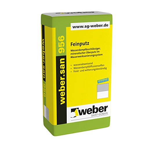 Preisvergleich Produktbild weber.san 956, 25kg - Feinputz