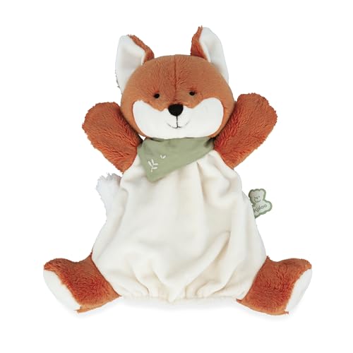 Doudou renard marionnette doux de la collection Les Amis pour un cadeau de naissance