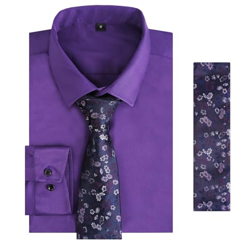 Image of Alizeal Mens 3 Pcs Long Sleeve Shirts Set
