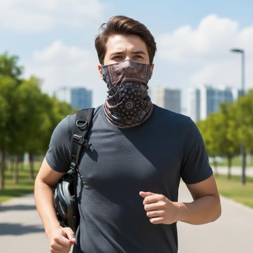 Image of Sun UV Protection Face Cover Scarf Mask Neck Gaiter Breathable Windproof Bandana Neck Gaiters