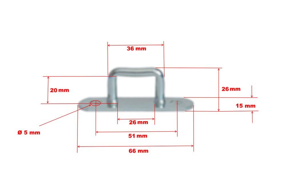 100 Stück Stahlkrampen 2,5x12x25mm - MADE IN GERMANY - rostfrei, Stahl
