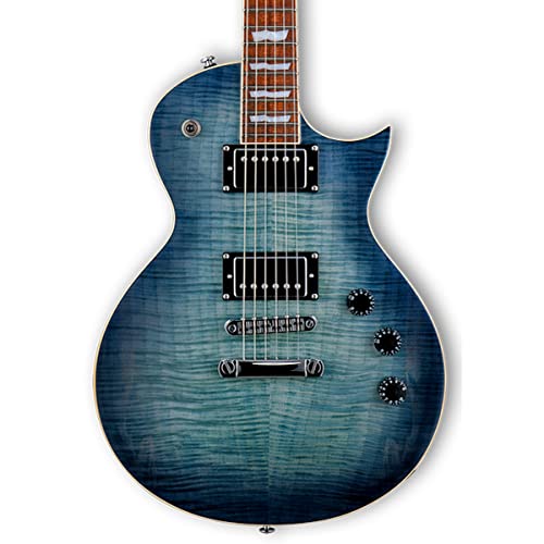 ESP LTD EC-256FM CB Guitare électrique Bleu cobalt + câble jack Keepdrum - Les Beatles, Paul McCartney, John Lennon, RIngo Starr, George Harrison ESP LTD EC-256FM CB Guitare électrique Bleu cobalt + câble jack Keepdrum – Image 6
