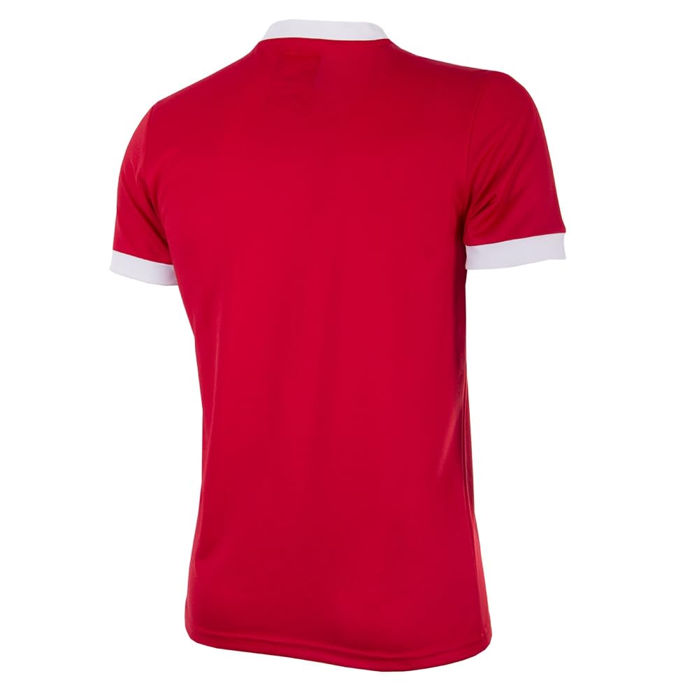 COPA - Maglia retrò - Calcio - Uomo - Nottingham Forest Finale Coppa dei Campioni 1979 - Rosso - 100% Poliestere