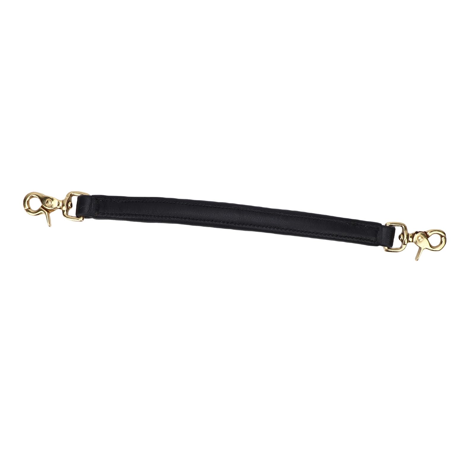 Bnineteenteam English Saddle Grab Strap, Leather Safety Handle for Balance When Horse Riding for Beginners and Children (Black)