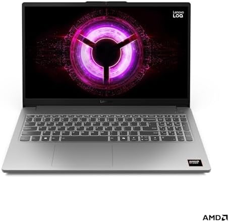 Lenovo LOQ 15ARP10E Gaming Laptop | AMD Ryzen 5 7535HS | RTX 3050 6GB 65 W | 16GB GDDR5 RAM | 512GB SSD | 15.6" IPS FHD Anti-glare 144Hz Free Sync | 83S0002VTR — Amazon ürün görseli