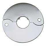 LASCO 03-1553 Chrome Plated Floor and Ceiling Split Flange Fits 1/2-Inch Iron Pipe Or 3/4-Inch Inside Diameter copper