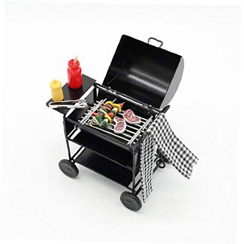 Dollhouse Miniatura Barbecue Mobili Barbecue Set