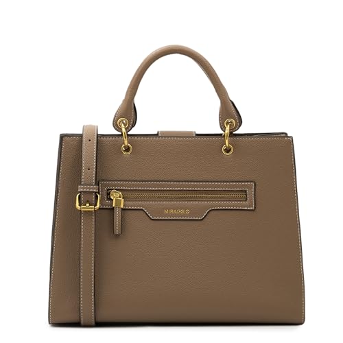 Image of Miraggio Top Handle Satchel Handbag