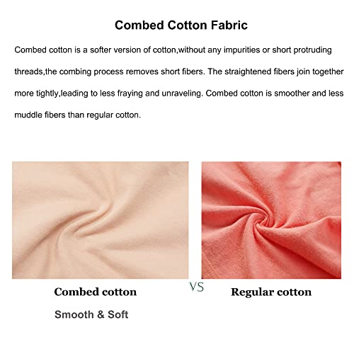 Women's Cotton Underwear Hi Cut Panties for Women Solid Briefs Soft Stretchy Ladies Underpants (5-pack)4