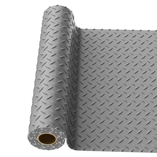 NarwooAuto 4x6 FT Garage Floor Mat, 2.8mm Thickened PVC Flooring