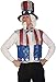 Forum Novelties Patriotic Party Sequin Uncle Sam Costume Kit