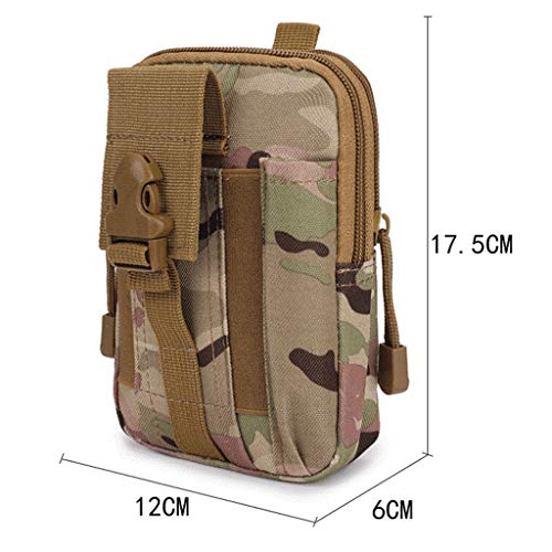 menolana Bolsa de cintura masculina oxford fanny pacote cinto telefone gota sacos de perna zíper mil