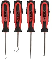 KS Tools Splintentreibersatz, hochglanz verchromt, 4-tlg Hakenwerkzeug-Satz
