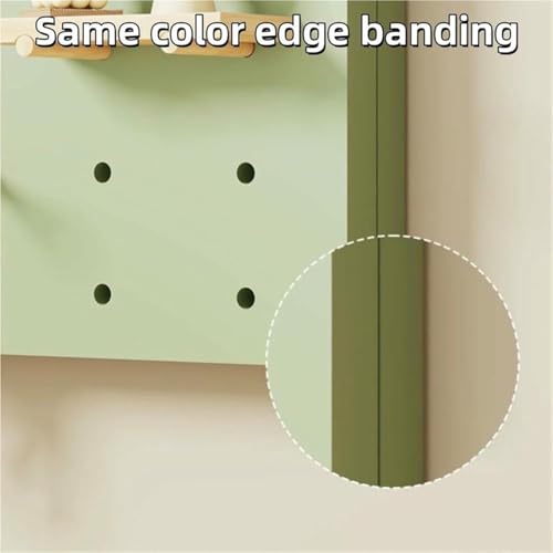 Stylish Wooden Electrical Panel Cover - Decorative Breaker Box & Pegboard Protection for Hotel Kitchen, 15.8''L x 31.5''H, Brown, Modern Design