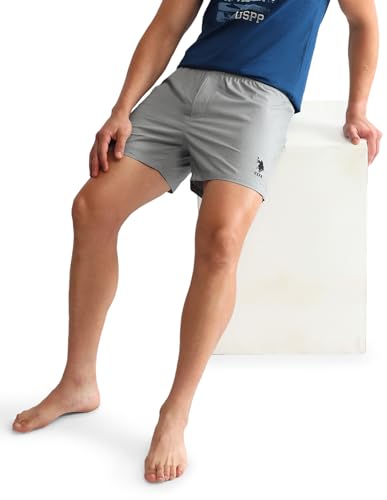 Image of U.S. Polo ASSN. Mens OEX07 Solid Cotton Outer Boxers