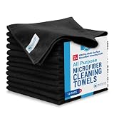 MW Pro Multi-Surface Microfiber Towel – 12 Pack | Premium Cleaning Cloth | Clean, Dust, Polish, Abso