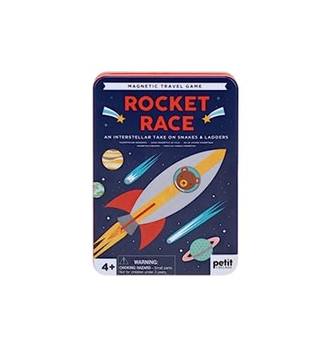 Image of Petit Collage Rocket Race Magnetic Travel Game