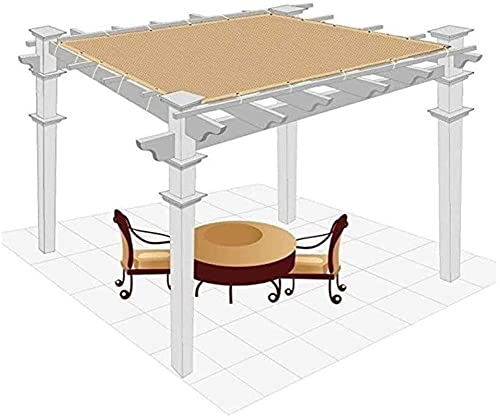 Malla toldo vela rectangular con 90% de sombreado: red de sombra de 2x5 m transpirable 7