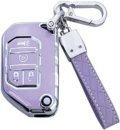 Red TPU Key Fob Cover For Jeep 2020 Gladiator JT Sahara JLU 2018-2021 Wrangler JL JLU Rubicon Accessories Shell Case Keychain Bag Price In UAE | Amazon UAE - Foto 12