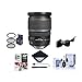Canon EF-S 17-55mm f/2.8 is USM Digital SLR Zoom Lens - Bundle with 77mm Filter Kit, Lens Cap Leash, Lens Cleaning Kit, Flex Lens Shade, Software Package, Lens Wrap (15x15)