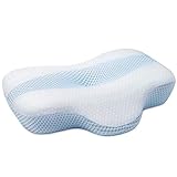 Regalo perfecto: esta almohada cervical ergonómica evita ronquidos durante el sueño y otros problemas que pueden afectar al sueño. Ideal para aquellos que duermen de lado y de espalda que necesitan un sueño más tranquilo y cómodo. Es un excelente regalo de salud para familiares o amigos.
