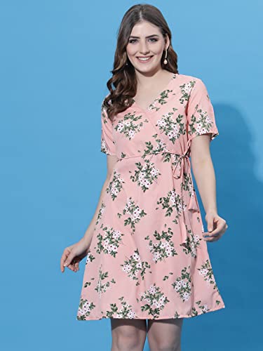 Image of OOMPH! Women's Crepe A-Line Mini Dress Pack of 1