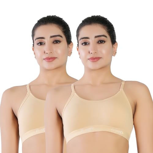 Image of Medium Impact Sports Bra for Women | Daily Use | Non-Wired | Non-Padded | Seamless Bra | Full Coverage | Suitable for Gym,Yoga,Workout
