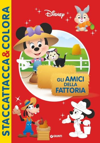 Gli amici della fattoria. Staccattacca & colora. Con adesivi. Ediz. illustrata