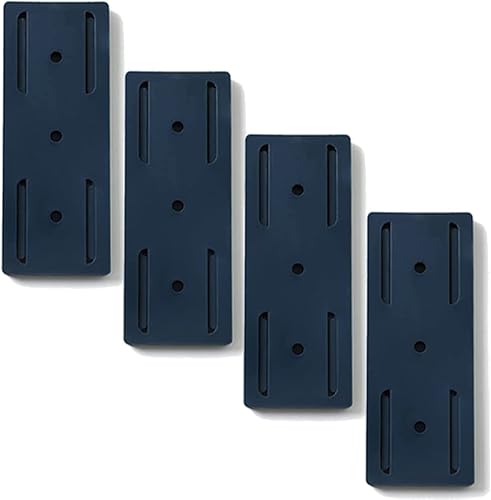 Miniatura 9 de 4 fijadores de enchufe de escritorio autoadhesivos soporte de enchufe sin perforaciones protector de sobretensiones sin perforaciones soporte de