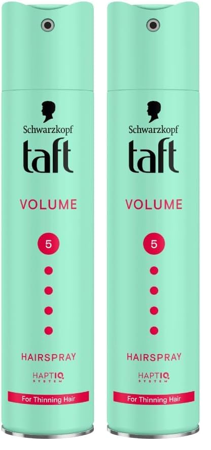 Schwarzkopf Taft Volume Hair Spray Hold Level 5, Hair Mousse for Fine and Thinning Hair, Volumising Mousse that Prevents Blow-Dry Damage, Non-Sticky, Vegan Formula - 250 ml (Pack of 2)-image-15