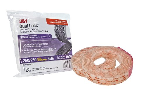 3M TB3560 1 x 10 ft. Dual Lock Reclosable Fastener Clear