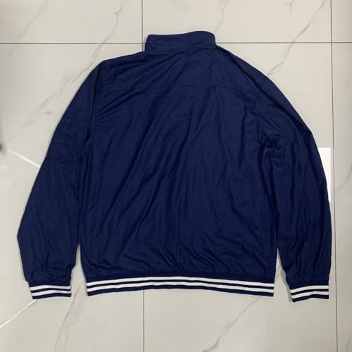 ENVMENST Men's Lightweight Bomber Jacket,Causal Waterproof Windbreaker Jacket for Men Outdoor（Navy Blue）2