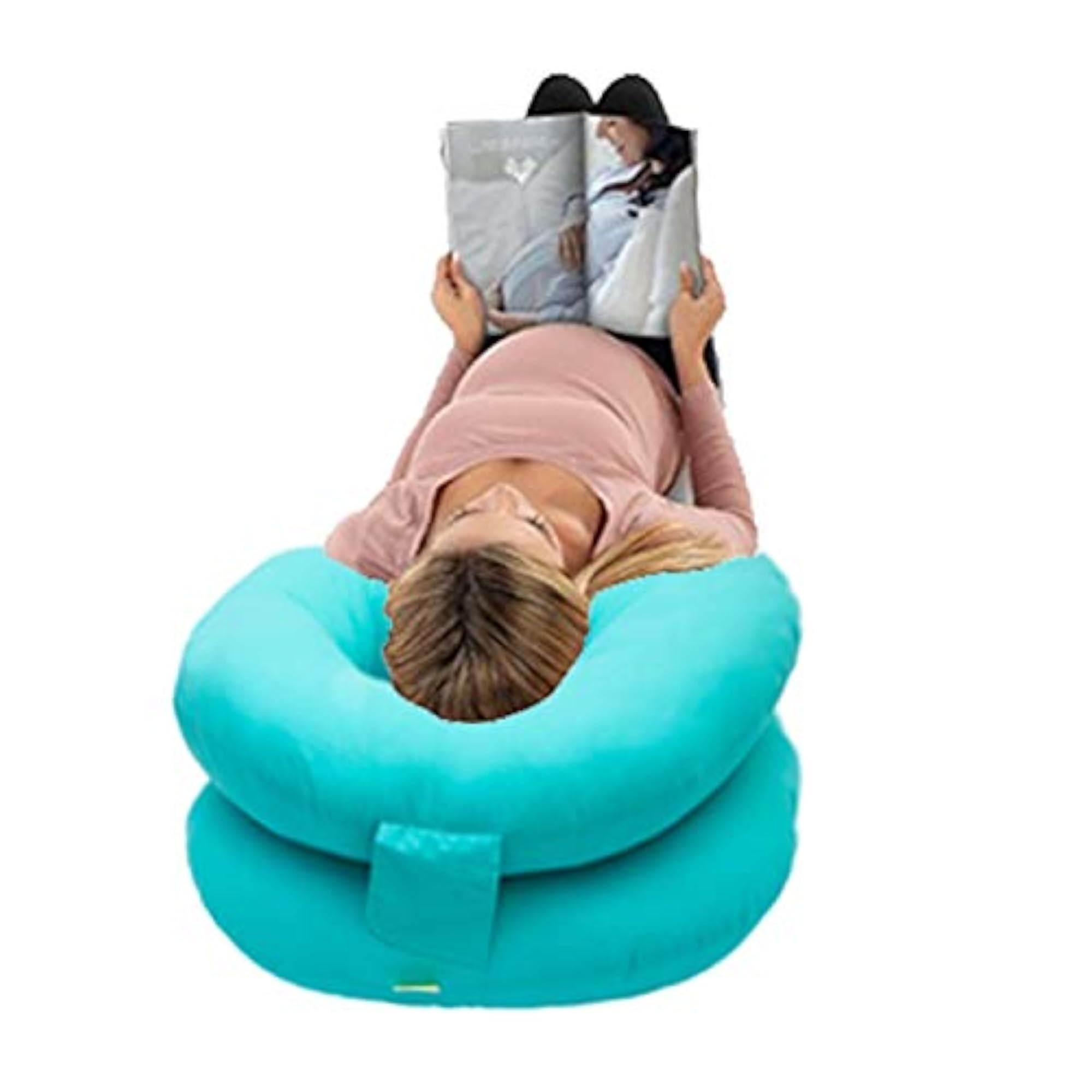 U Shape Pregnancy Maternity Pillow Cryan Blue